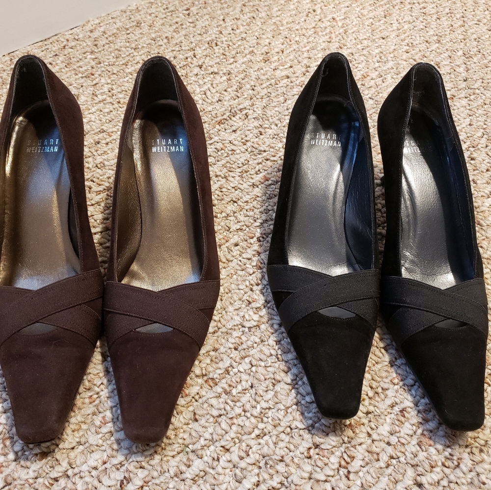 Two pairs size 7.5 Stuart Weitzman heels